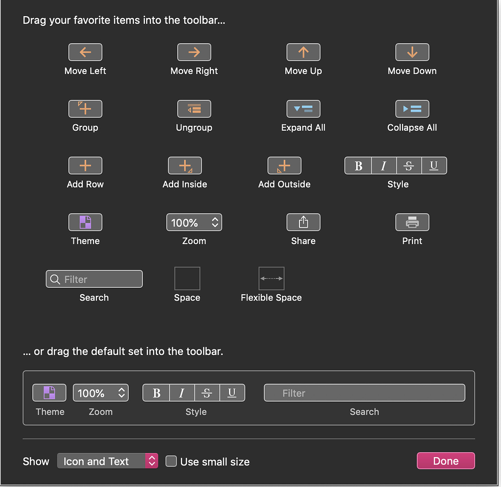 omnioutliner essentials