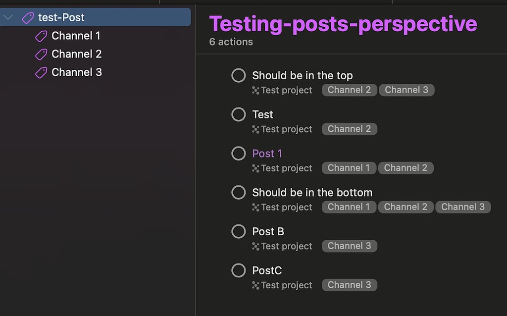 How to achieve order Stability for Tag-Based Perspectives? A bug? Is a ...