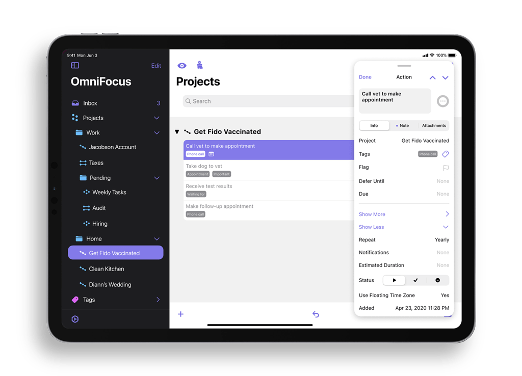 using ithoughtsx with omnifocus