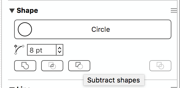 omnigraffle 6 subtract shapes